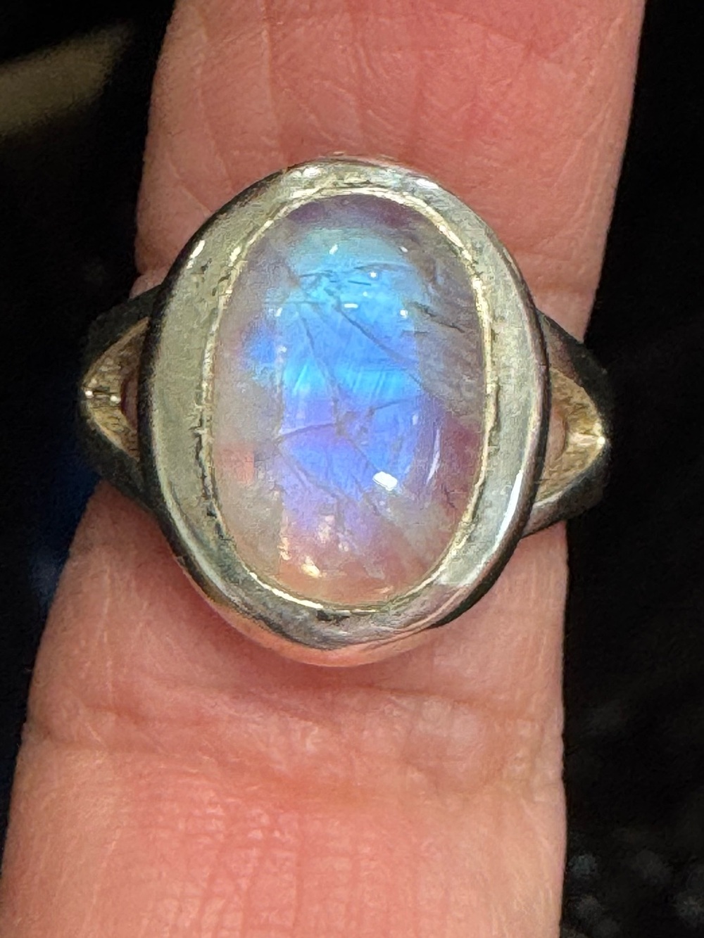 925 Moonstone Ring